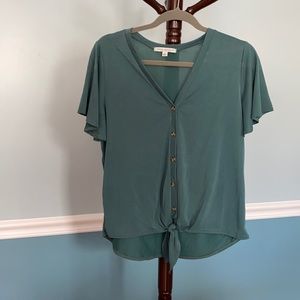 **3 for $20** V neck button front
